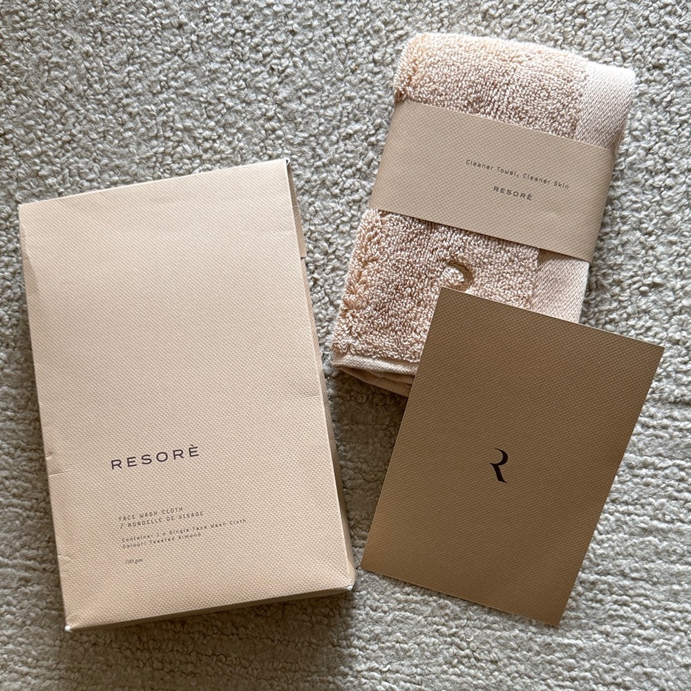 Resore Face Towel Toasted Almond
